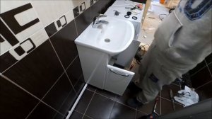 Подключение стиральной машинки, умывальника и душевой кабины к водопроводу и канализации