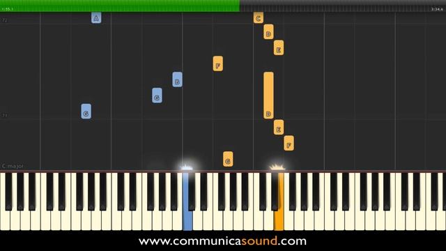 BEETHOVEN - FÜR ELISE - Piano Tutorial смотреть онлайн