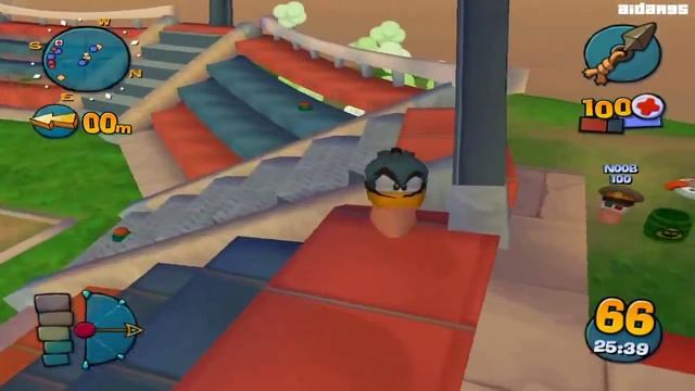 Как играть в Worms 4- Mayhem по интернету Ссылка под ВИДЕО смотреть онлайн
