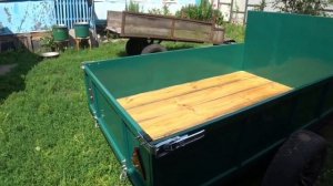 Прицеп самосвал для мотоблока своими руками часть 4! Один из лучших вариантов! #мотоблок#прицеп