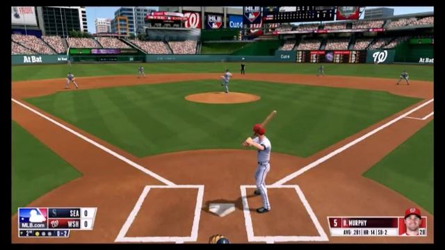 RBI Baseball 2016 Mariners vs Nationals Part 1 смотреть онлайн