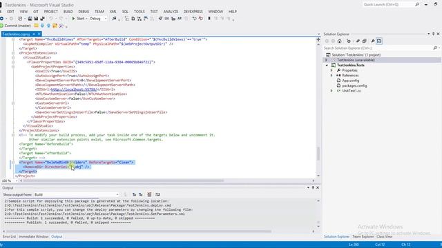 Jenkins - ASP.NET MVC Create Deployable Package смотреть онлайн