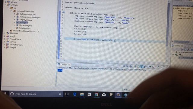 Hash code and Equals method overriding for Beginners 2 смотреть онлайн