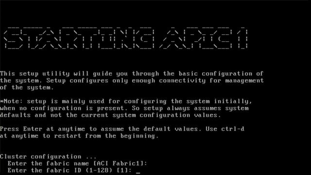 1. ACI Initial Setup - APIC Configuration смотреть онлайн