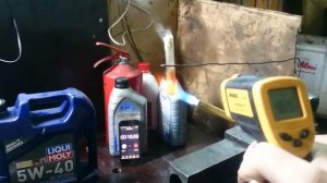 Тест моторного масла Liqui Moly 5W40 нагревом