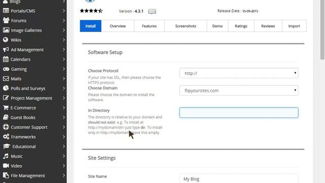 how to install a wordpress blog with Softaculous Apps Installer смотреть онлайн