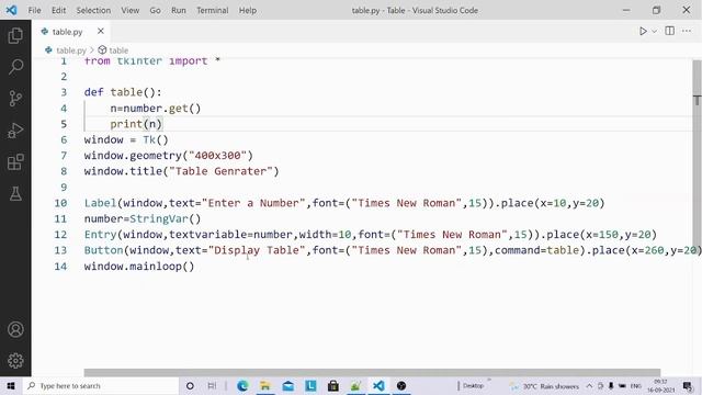 Table Generator Application in tkinter | Python Tkinter GUI Tutorial part22 смотреть онлайн