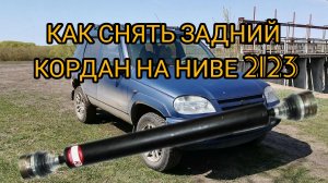 КАК СНЯТЬ ЗАДНИЙ КАРДАН НА НИВЕ 2123.
