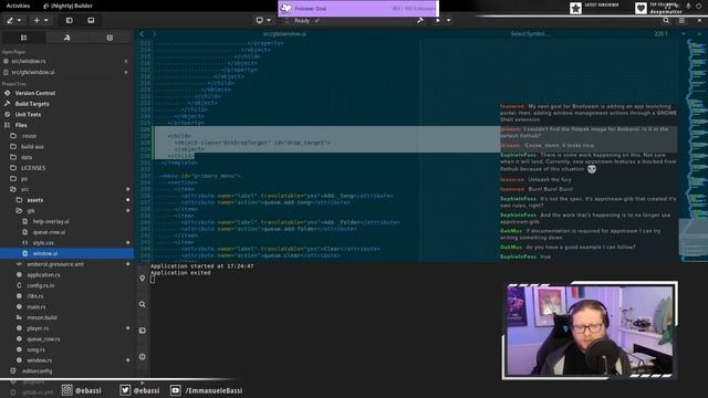 Needle drag and drop | Writing a GNOME music player in Rust Part #2 смотреть онлайн