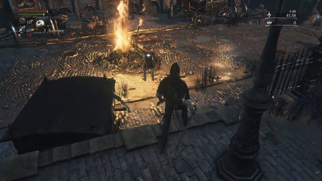 Bloodborne - Поскользнулся (Центральный Ярнам) - Полное прохождение #02 смотреть онлайн