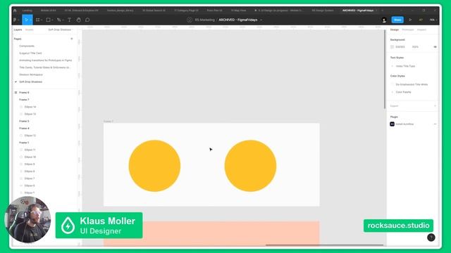 How to make Soft Drop Shadows in Figma? | Figma Fridays | Klaus Moller смотреть онлайн