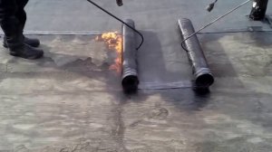 Кровля крыши, материал рубероид Технониколь