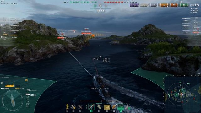 ЭСМИНЕЦ DARING С УМ! ЭТО И ЕСТЬ ОРУЖИЕ! МИР КОРАБЛЕЙ/WORLD OF WARSHIPS смотреть онлайн