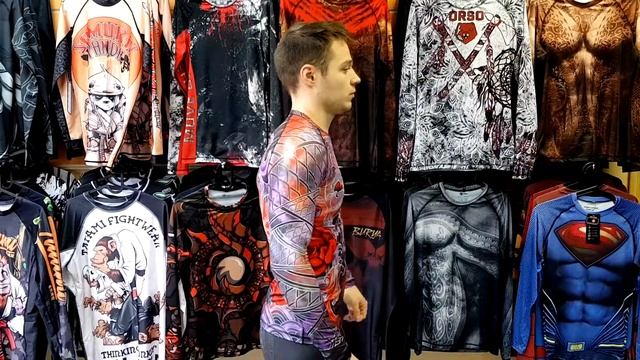 Компрессионный рашгард ORSO - KINTARO ОБЗОР от Burya shop смотреть онлайн