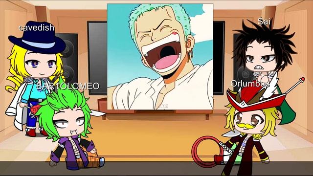 ? Luffy's Fleet React Luffy | One Piece | Luffy | Gacha Club #luffy #onepiece #react #joyboy