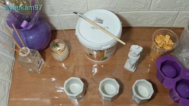 Подсвечники|Подсвечники из гипса|подсвечники из гипса своими руками|Гипс| Қазақша.Формы из гипса