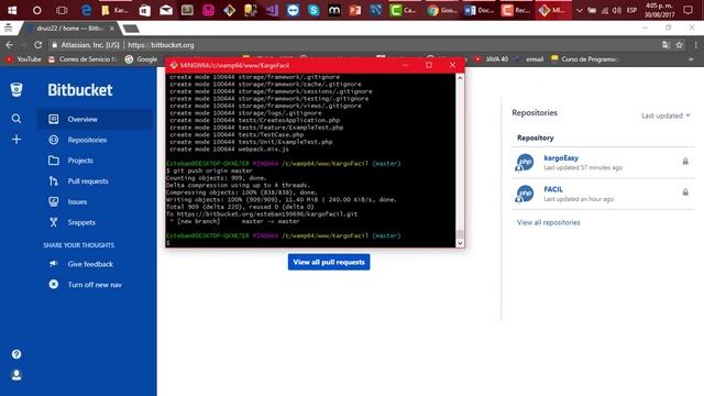Bitbucket manejo completo por consola git смотреть онлайн