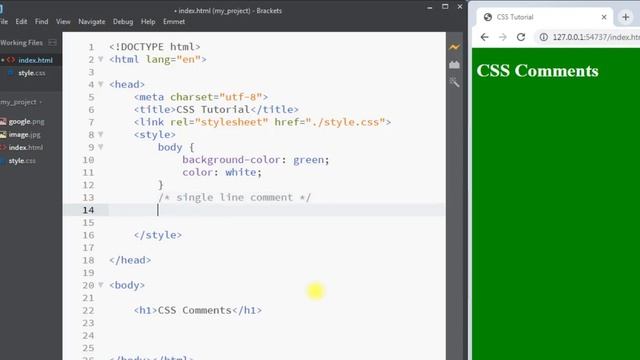 #5 Comments in CSS | Single Line Comment | Multi-Line Comment | CSS Tutorial смотреть онлайн