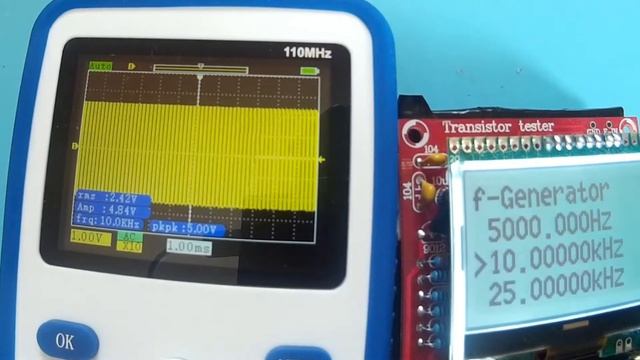 Part2 FNIRSI 1C15 110Mhz oscilloscope test смотреть онлайн
