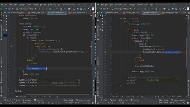 Sensar temperatura con android studio(Java y Kotlin) y arduino por Bluetooth смотреть онлайн