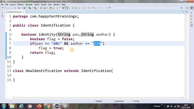 Core java session 20: method over loading and Overriding смотреть онлайн