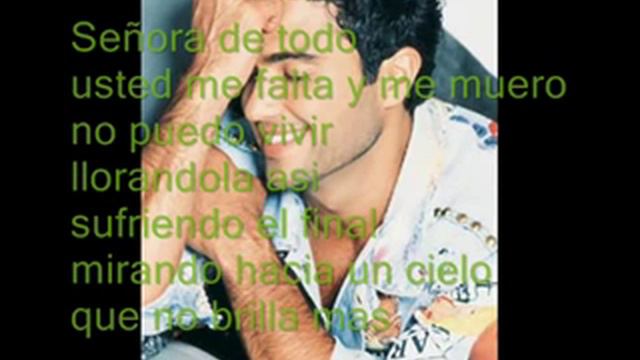 Jaime Camil Señora de nadie con letra смотреть онлайн