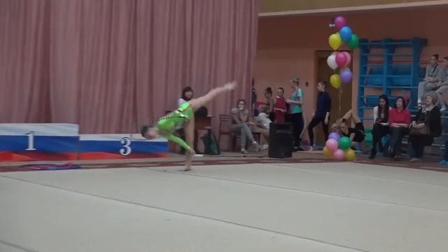 Скобкарева Анна, 2001, Ижевск Металлист, обруч, Юные Грации, Ижевск, 13 12 2014 смотреть онлайн