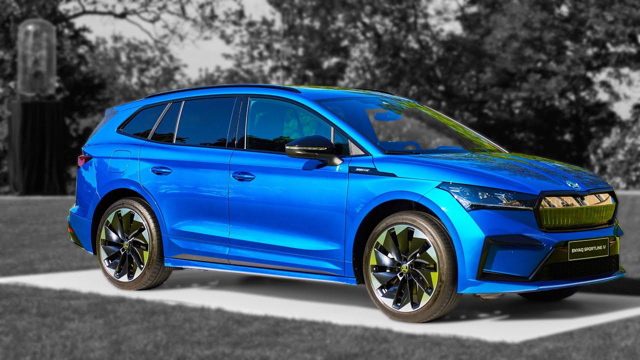Skoda Enyaq Sportline iv 2022 - Обзор на канале Авто своими глазами. смотреть онлайн