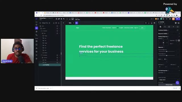 How to build mobile responsive web apps without coding using FlutterFlow - Part 2 (case: Fiverr) смотреть онлайн