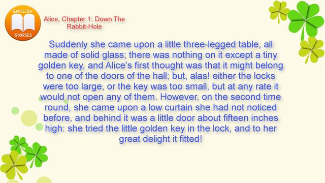 Learn English Through Story ⭐ Alice | Chapter 1- Down the Rabbit-Hole смотреть онлайн