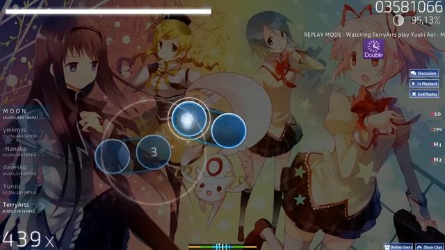 Osu! Yuuki Aoi - Mata Ashita + DT смотреть онлайн