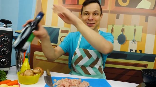 Весёлые игры - Готовим с БЕН 10 вкусняшки! Торт и Салат для Супергероя! - Видео рецепты для детей смотреть онлайн