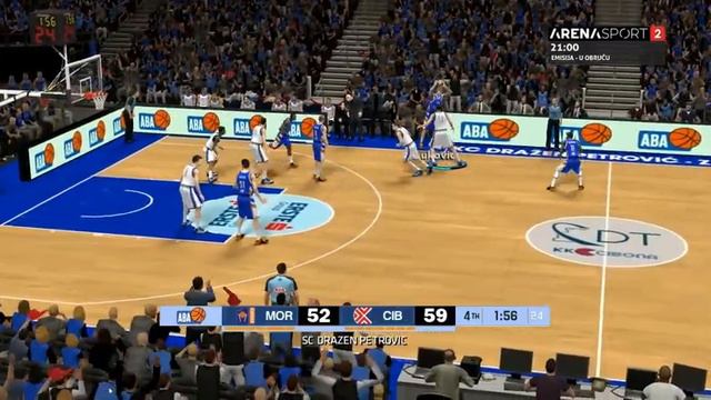 [NBA 2K14] EL 2K20 (ABA 2K20) Gameplay: Cibona - Mornar Bar смотреть онлайн