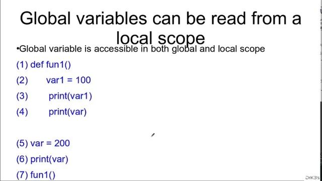 Scope of variable in python | What is scope of variable in python | local and global variable смотреть онлайн