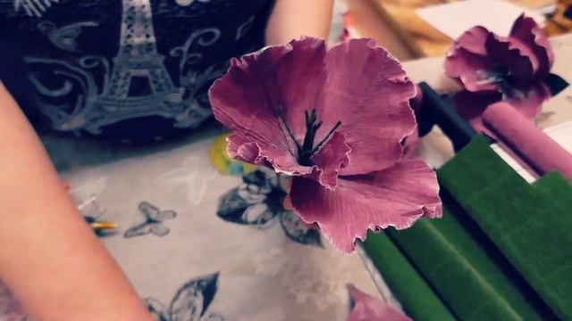 HOW TO MAKE Paper Gladiolus ? | DIY FLOWERS | ?Super easy TUTORIAL смотреть онлайн
