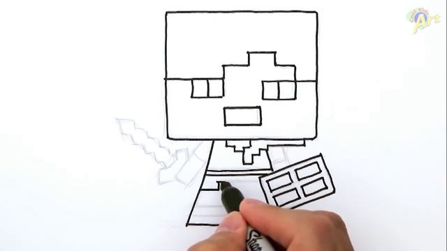 How to Draw Alex - Minecraft - Coloring Pages смотреть онлайн