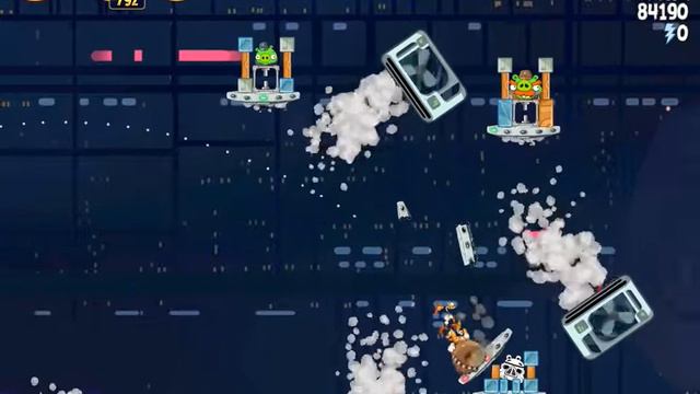 Angry Birds Star Wars Cloud City 4-35 Golden Egg Location смотреть онлайн