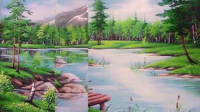 Картины из мраморной крошки.mp4 смотреть онлайн