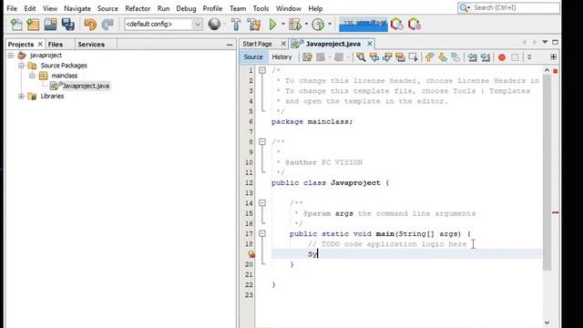 Create java project and class in netbeans смотреть онлайн