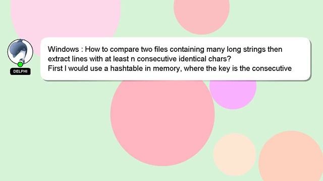 Windows : How to compare two files containing many long strings then extract lines with at least n смотреть онлайн