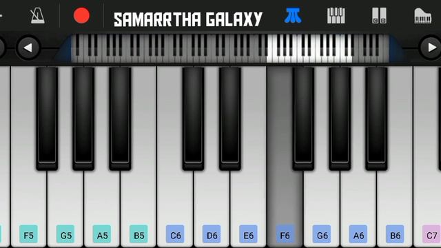 RRR Natu Natu on piano||Easy piano tutorial||Samarrtha Galaxy||#rrr #natunatu #piano смотреть онлайн