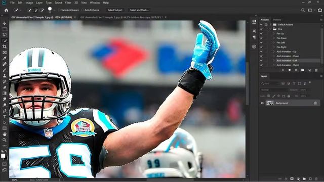 GIF Animated Fire 2 Effect in Adobe Photoshop CC 2019 ( Tutorial ) смотреть онлайн