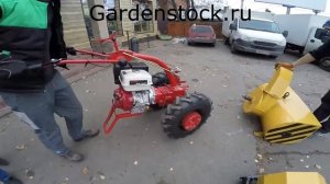 Мотоблок Беларус 09Н ( осень-зима, установка и работа навесного оборудования)