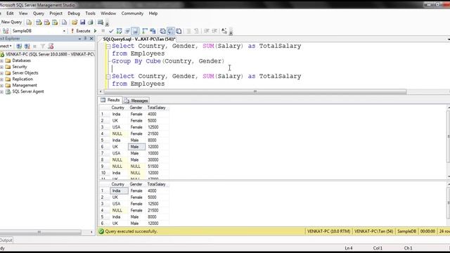Cube in SQL Server смотреть онлайн