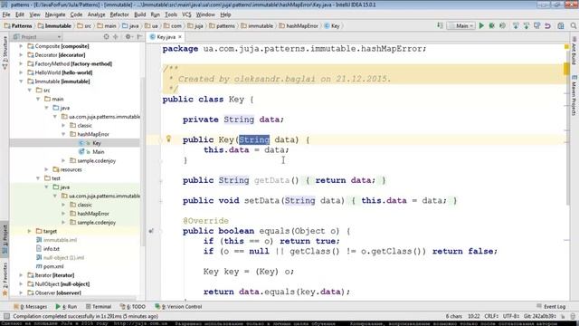 [JuJa] [Design Patterns] Immutable Object смотреть онлайн