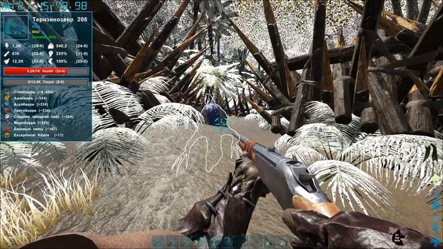 ARK: Survival Evolved УКРАЛ ЧУЖОГО ДИНОЗАВРА ИЗ ЛОВУШКИ ! ПРИРУЧЕНИЕ ТОПОВОГО ТЕРИЗИНОЗАВРА ! 25