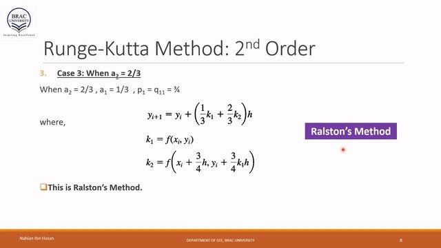 Lecture 42 Runge Kutta Method смотреть онлайн
