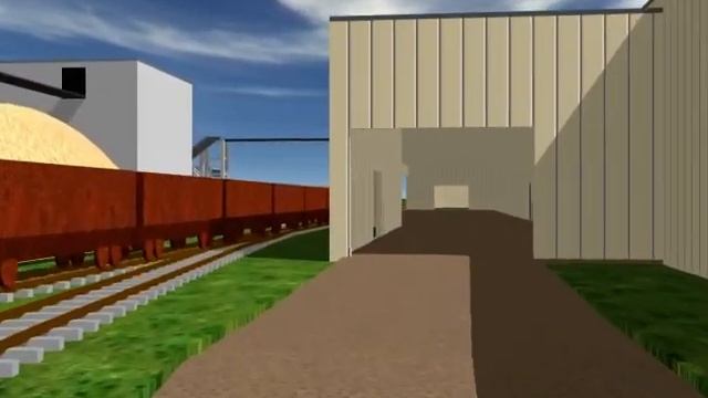 KNAUF Гипс Донбасс - Компьютерный макет завода смотреть онлайн