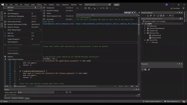 Integrate C++ Shared Library Generated from MATLAB using Visual Studio смотреть онлайн