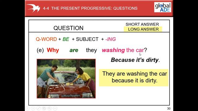 Topic 4.4 The Present Progressive: Questions смотреть онлайн